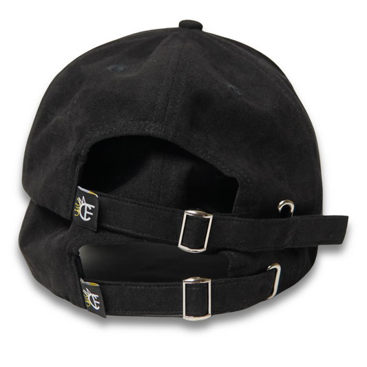God Banger black suede Christian hat by Cotton Faith