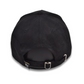 Back view showing adjustable metal buckle strap with Cotton Faith woven 