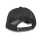 Mesh back view with double snapback and Cotton Faith logo on the Mustard Faith suede hat