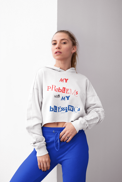 Women's Crop Hoodie/My problems