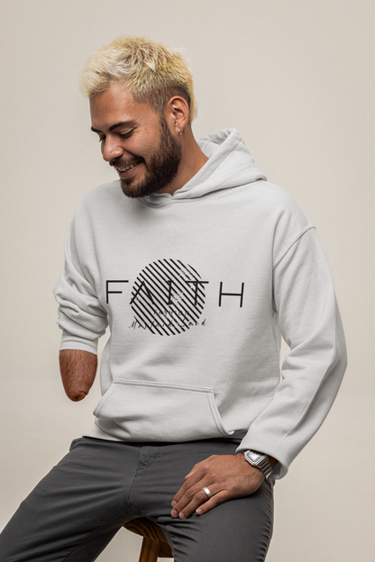 Unisex Hooded Sweatshirt Lounge Set/ Faith blk