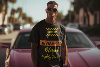 Unisex Jersey Tee/Warning blessed