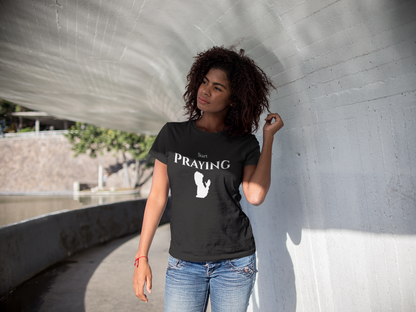 Women's Slim Fit Tee/Start Praying